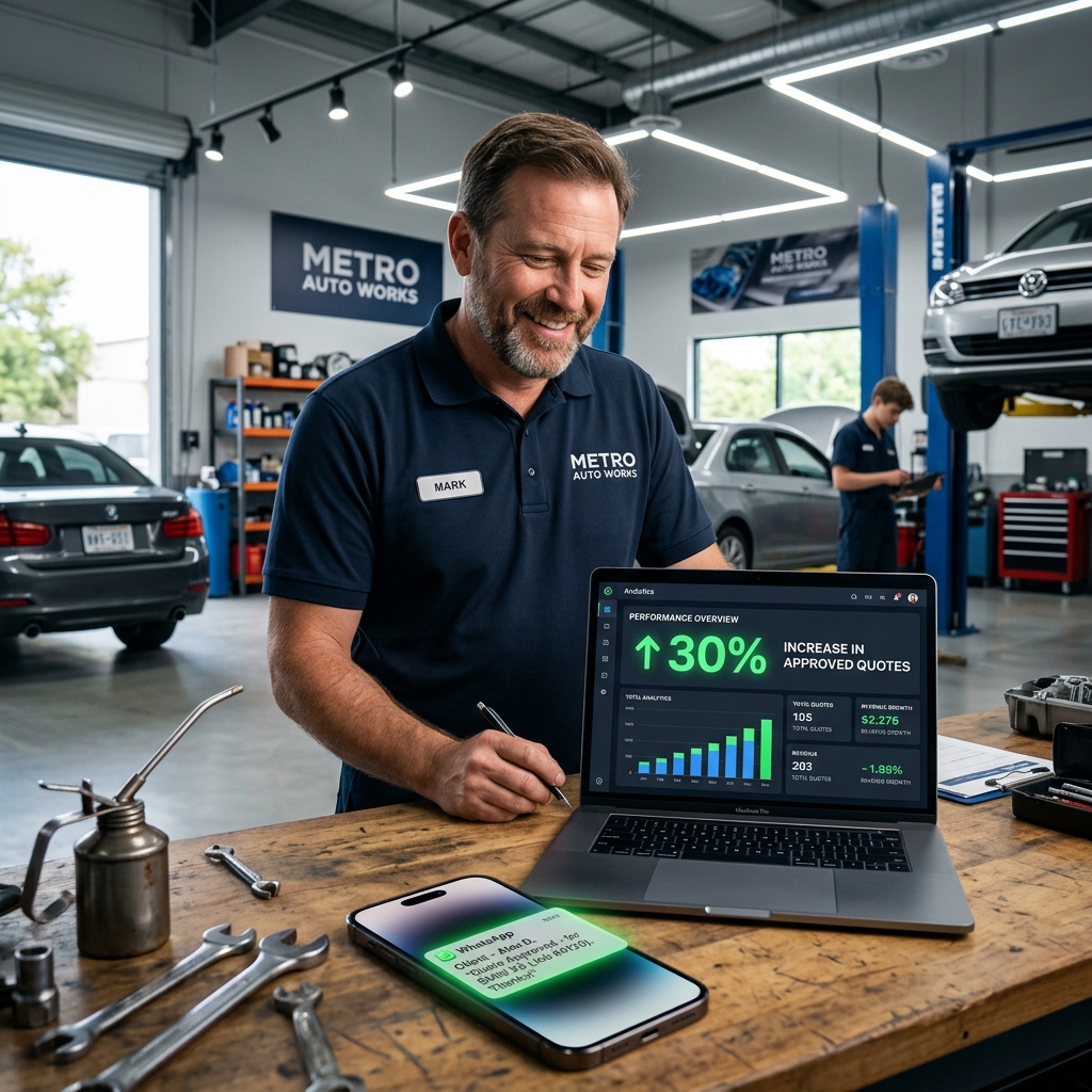 Orçamento no vácuo? Como fazer o follow-up automático na oficina mecânica